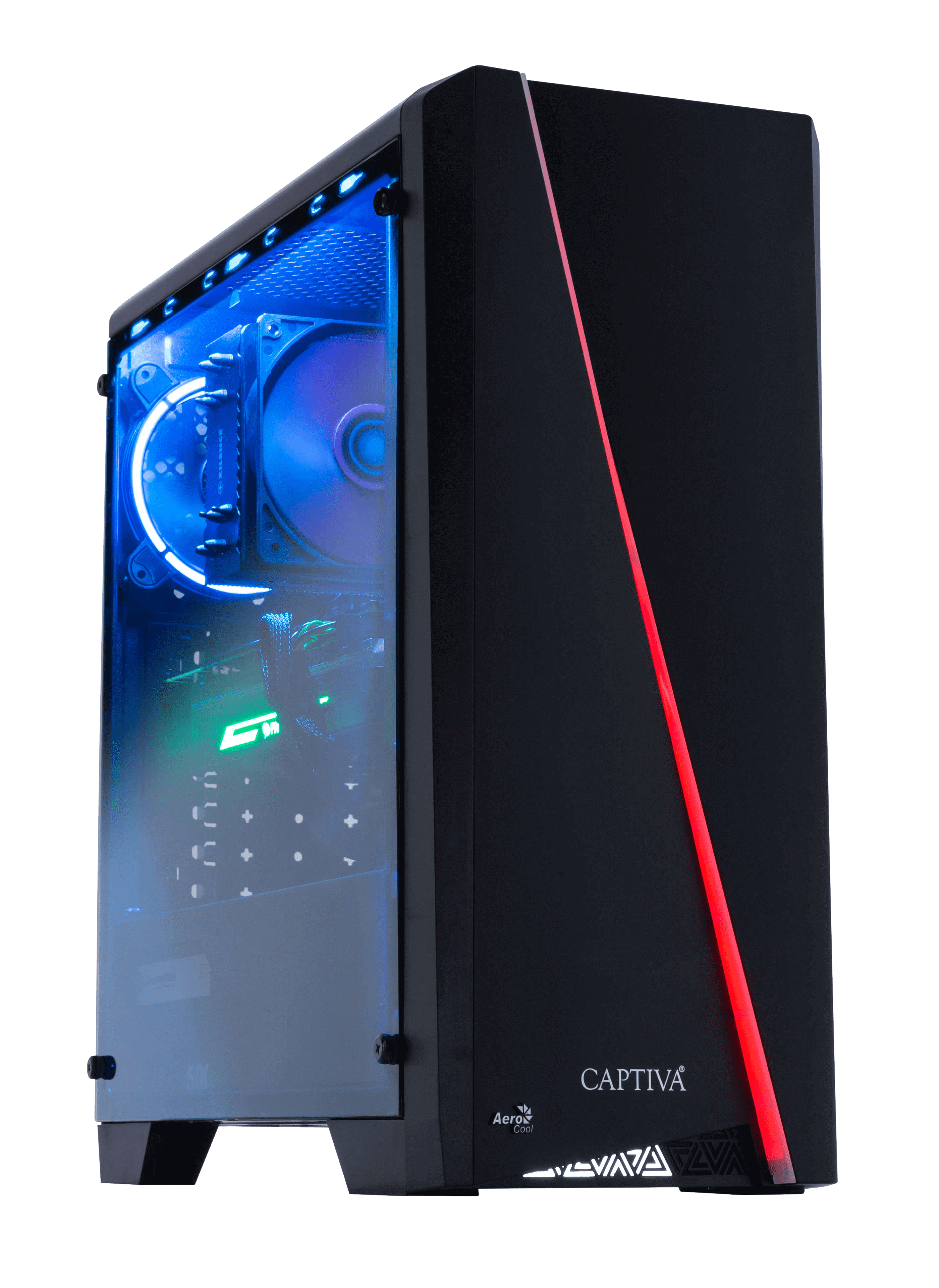 CAPTIVA AMD PC: AMD 580 2600 & 5 Ryzen Radeon Gaming RX